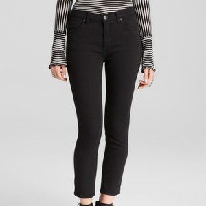 Free People Skinny Soft Crop Jean Black Size 28